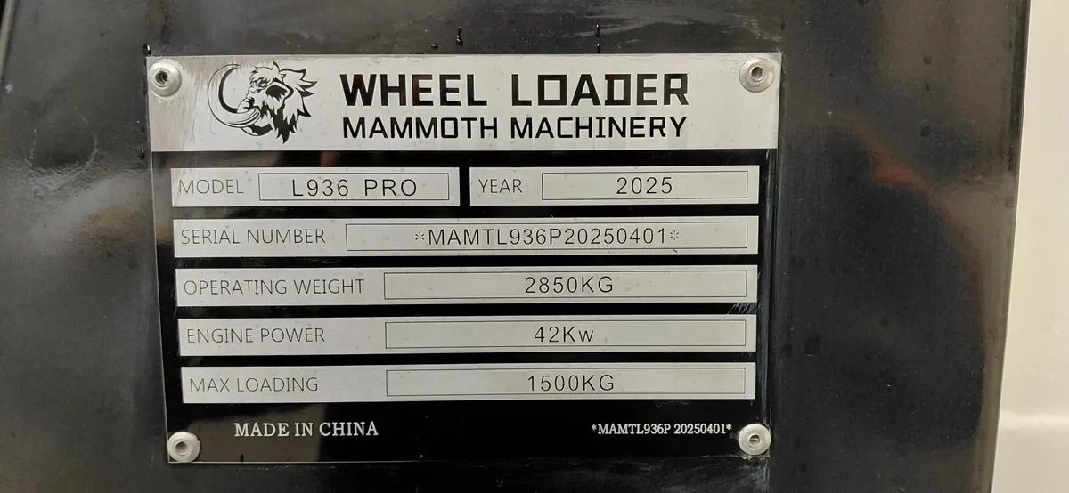 Brand New Unused Wheel Loaders - Image 2