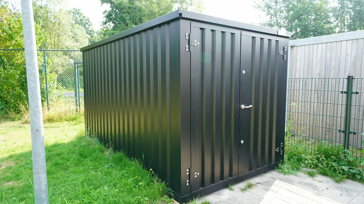 Garden shed 4x2 meters 9005 - Image 2