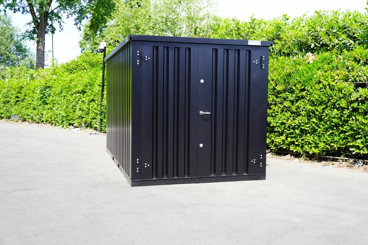 Demountable container 4x2 Black RAL 9005 - Image 2