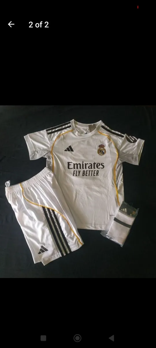 REAL MADRID ( MBAPPE 9) KIDS FULL KIT ,SIZE 12/13 - Image 1