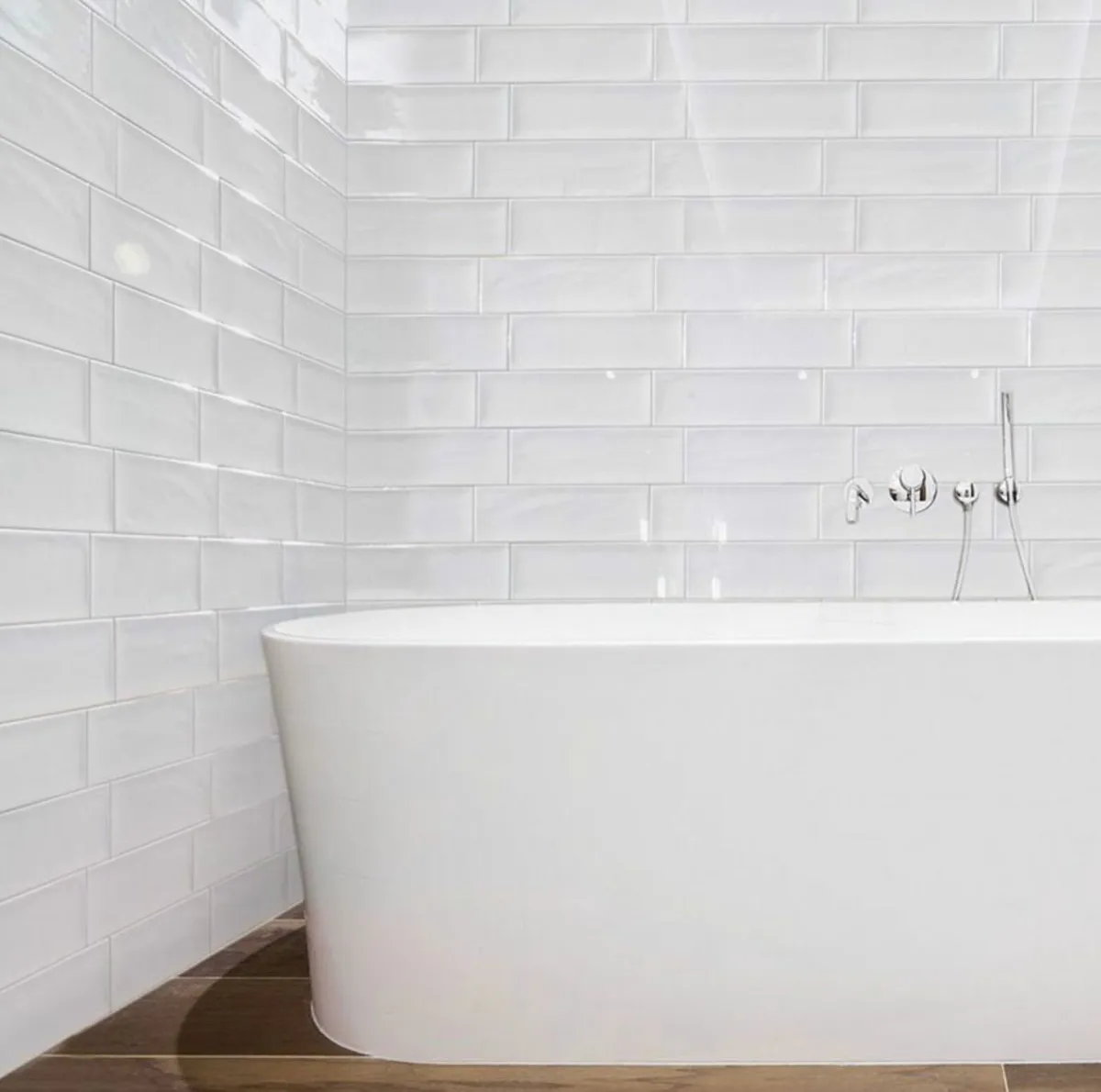 RUSTICO BLANCO WHITE GLOSS SUBWAY TILES - Image 2