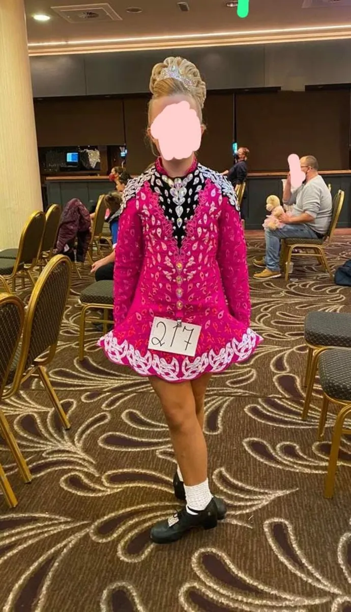 Irish dancing dress Keltic storm - Image 1
