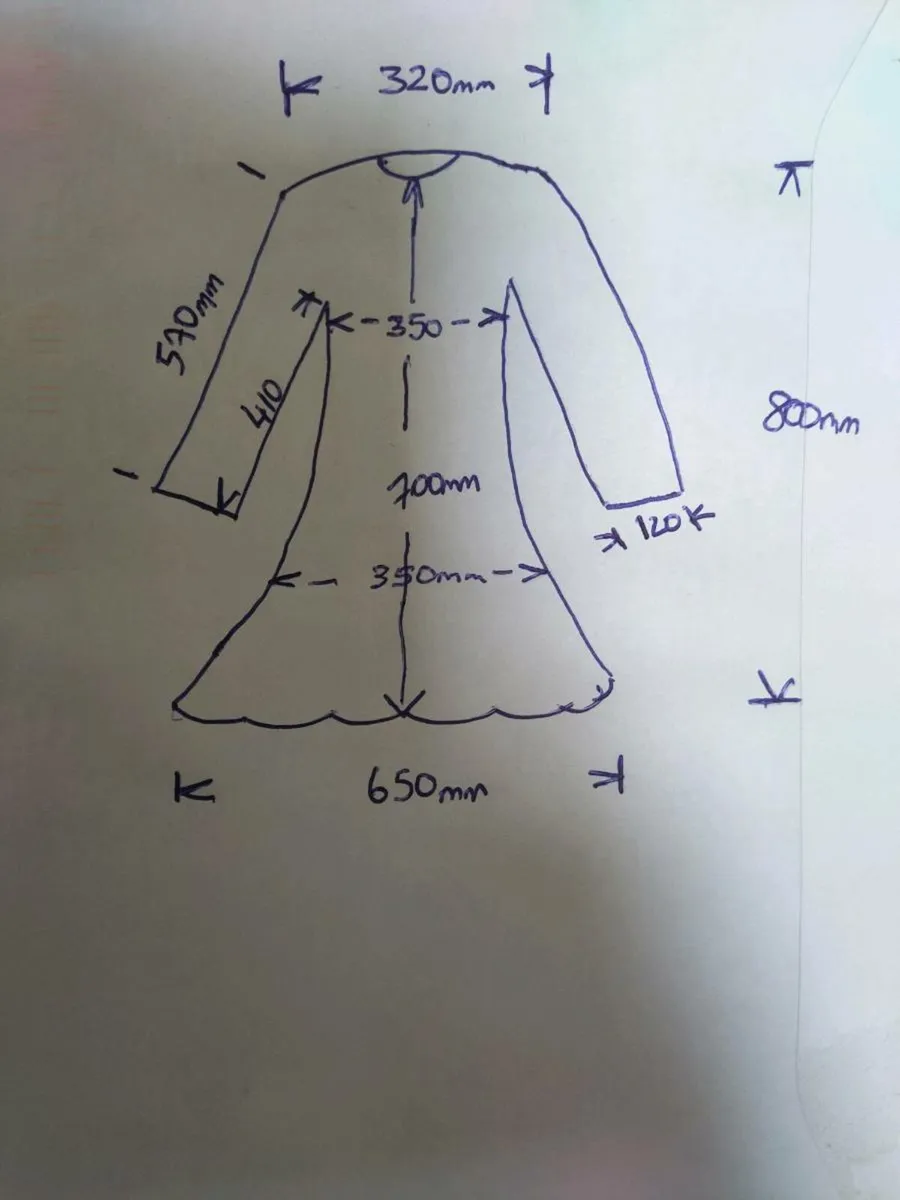 Irish dancing dress Keltic storm - Image 3