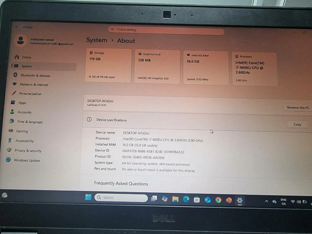Dell laptop - Image 4