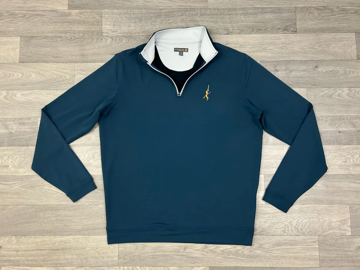 Peter Millar Half Zip Golf Jumper Mens Medium - Image 1