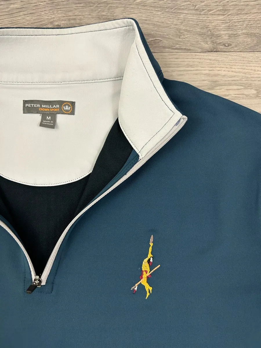 Peter Millar Half Zip Golf Jumper Mens Medium - Image 3