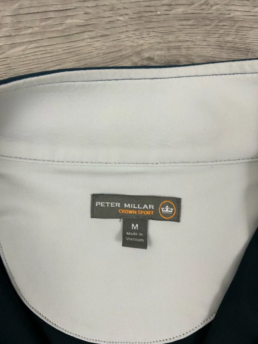 Peter Millar Half Zip Golf Jumper Mens Medium - Image 4