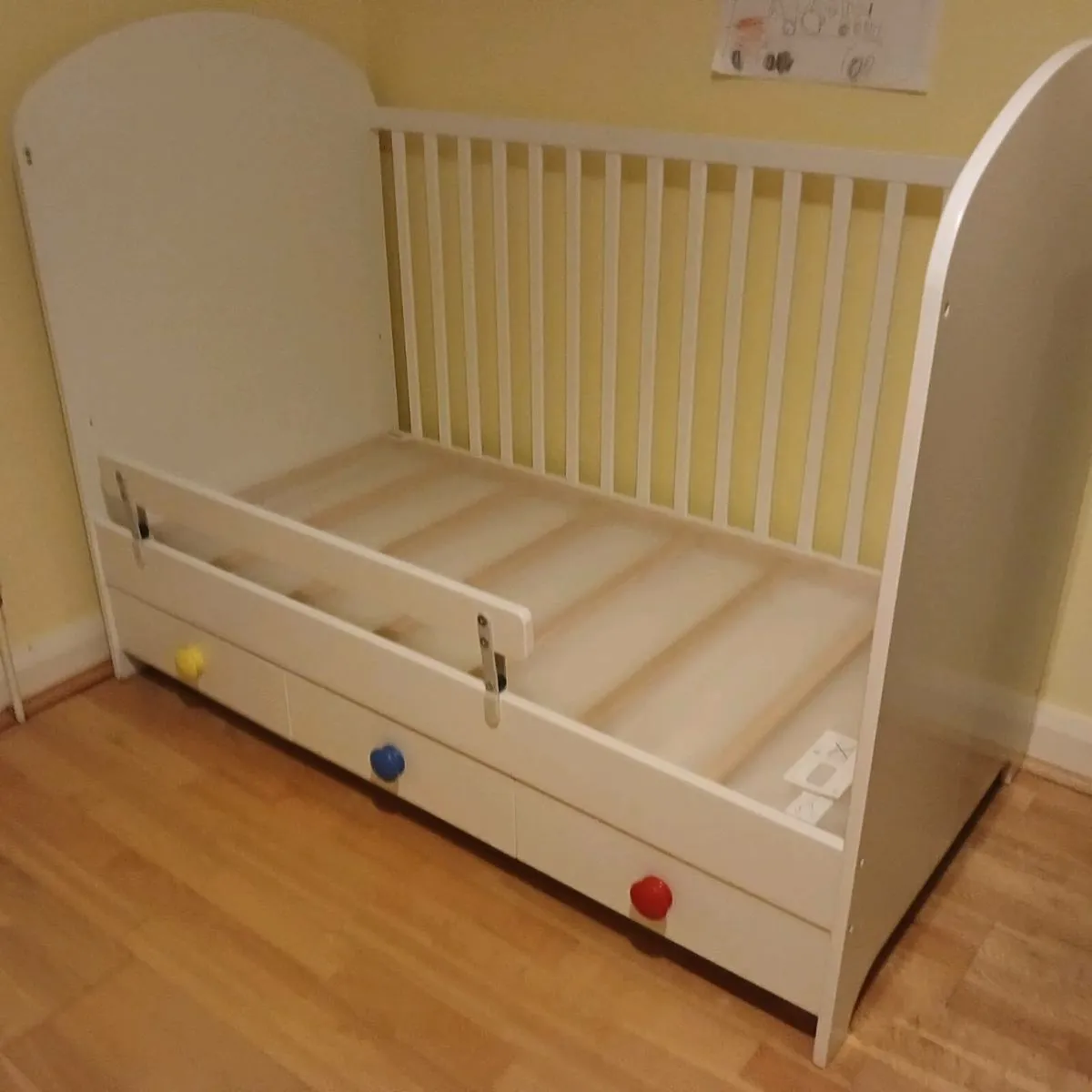 Cot bed with drawers - Image 2