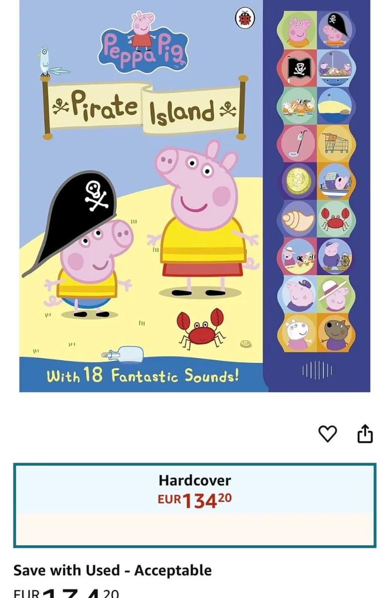 Peppa Pig Pirate Island Sound Book