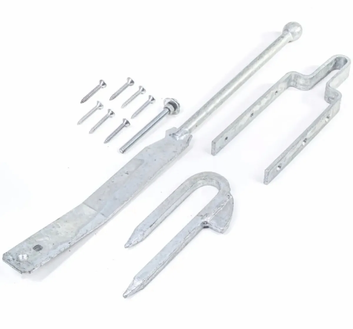 Field Gate Spring Latch Fastner Lock Set - Image 2