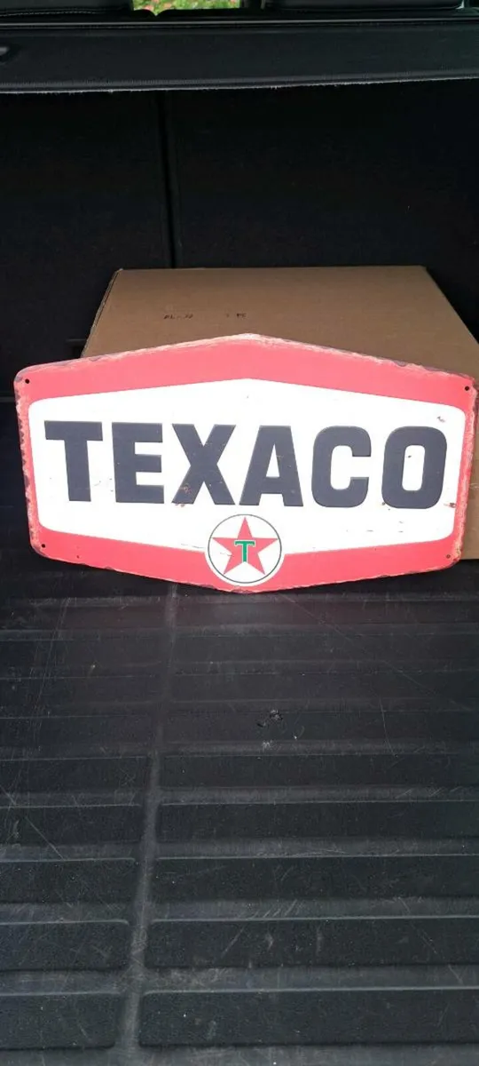 Texaco  tin sign