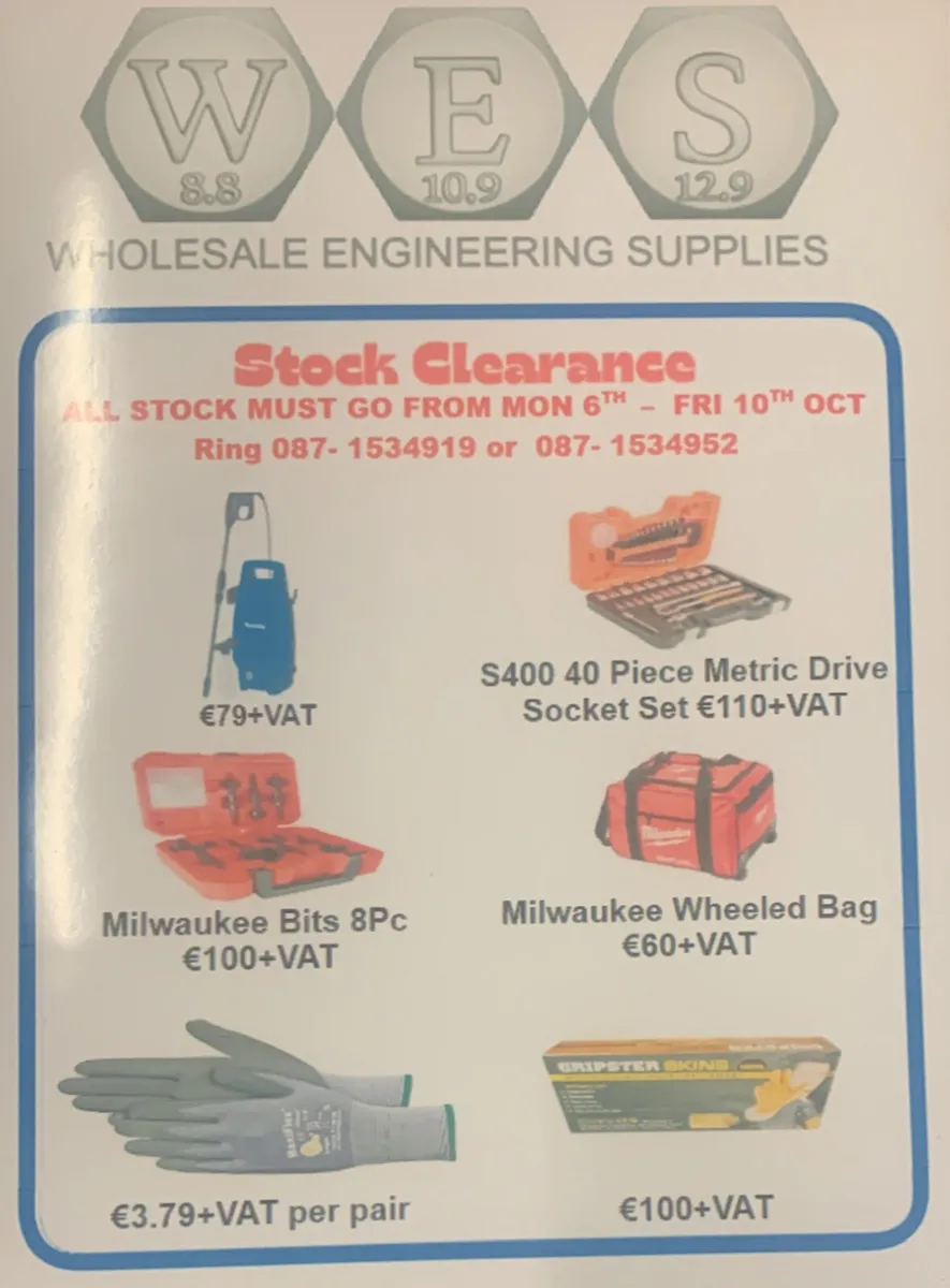 Powertool, engineering equipment clearance sale - Image 2