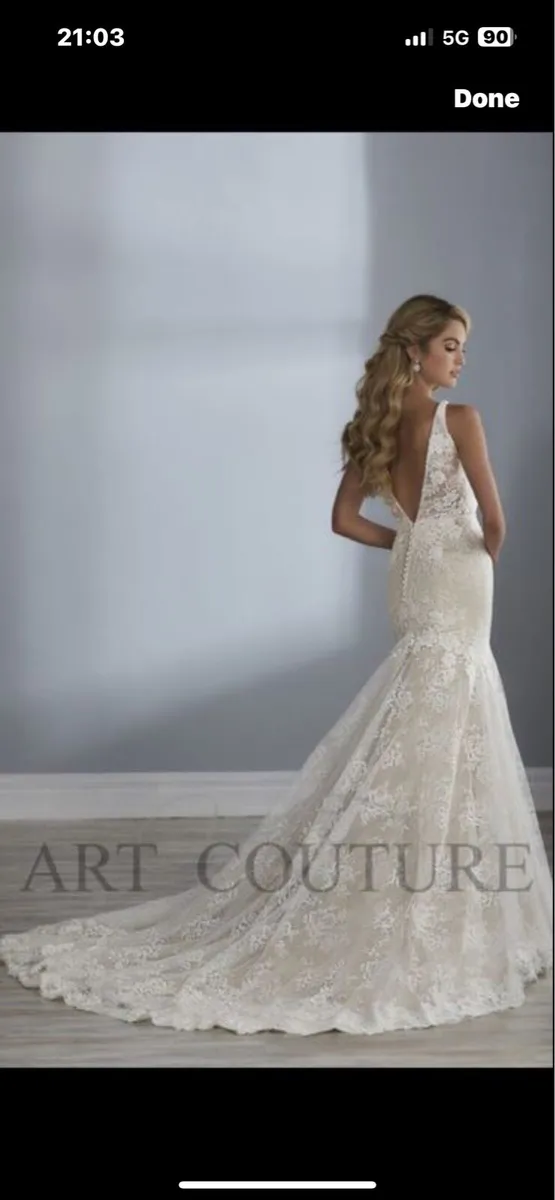 Brand New Art Couture Wedding Dress - Image 1