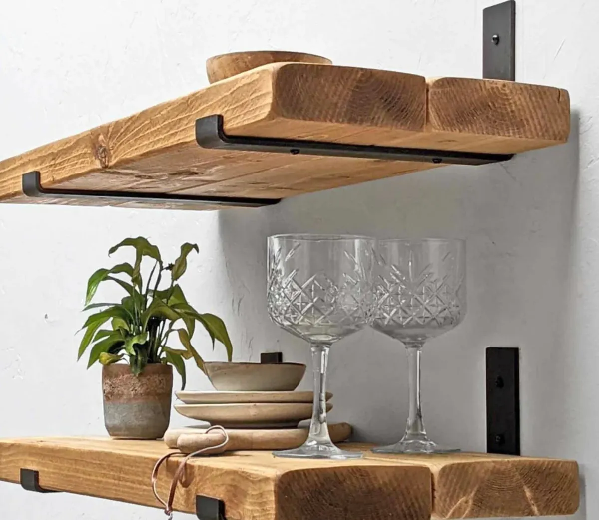 Ben Simpson - Rustic Wooden Shelf - Image 1