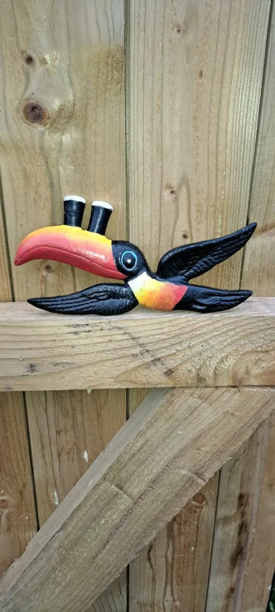 Guinness cast iron toucan