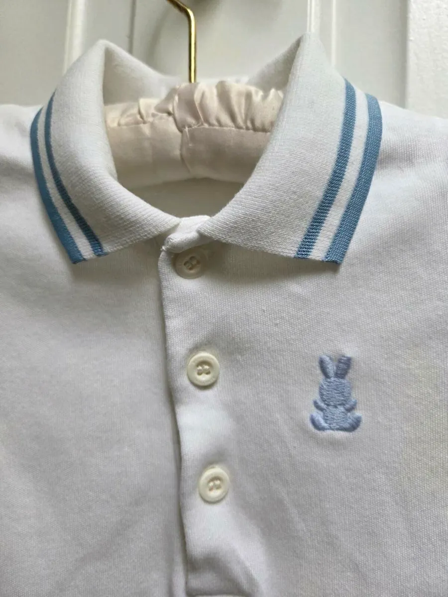White Baby Polo shirt - Image 1