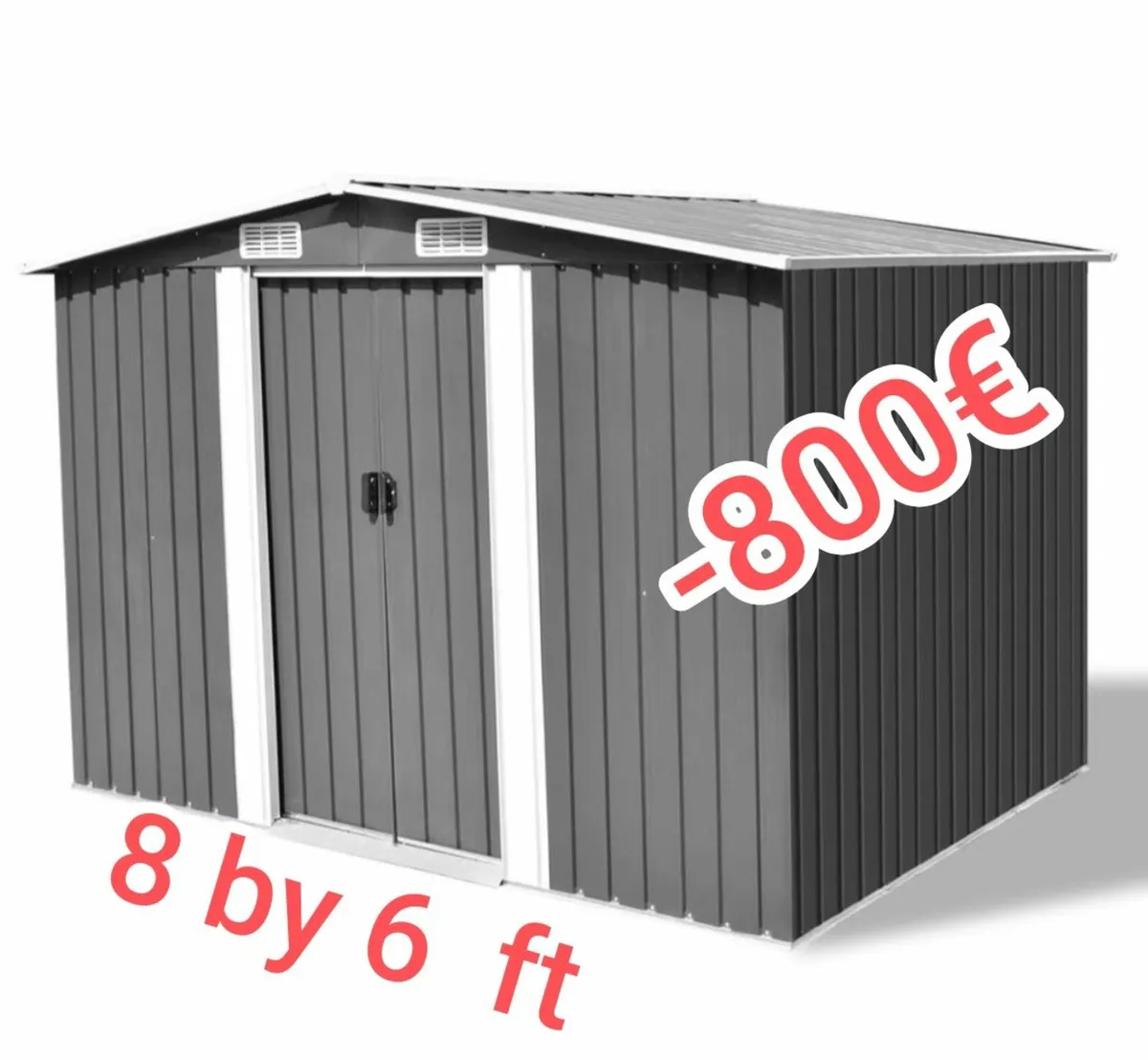 Shed metal Delivery and assembling included 🏡 - Image 1