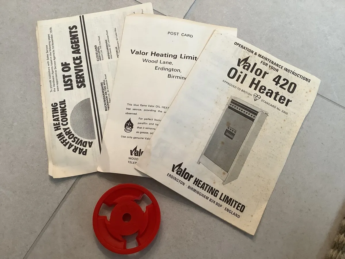Parofinn oil heater brand new from 1980s in box - Image 4