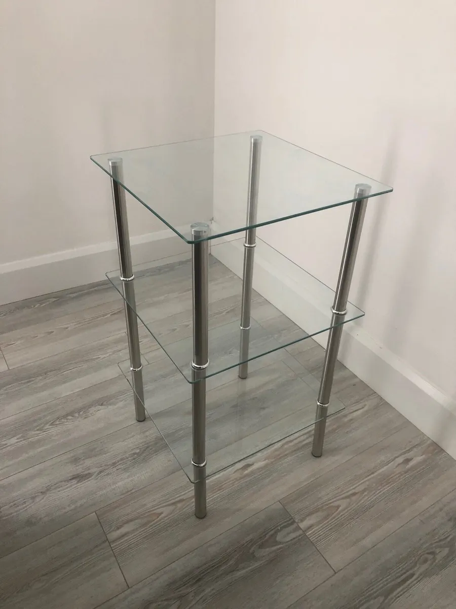 Glass side table - Image 1