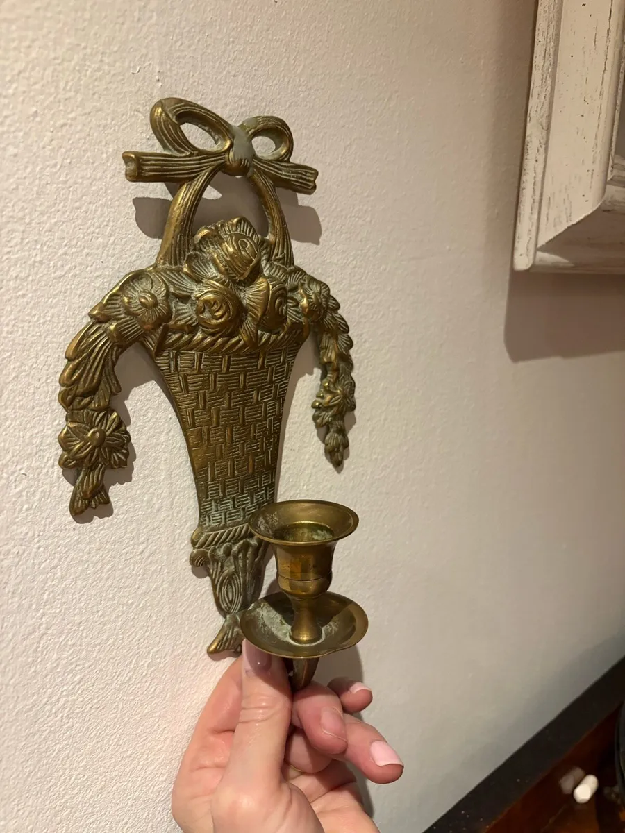 Antique Wall Sconces ( candle holders ) - Image 1