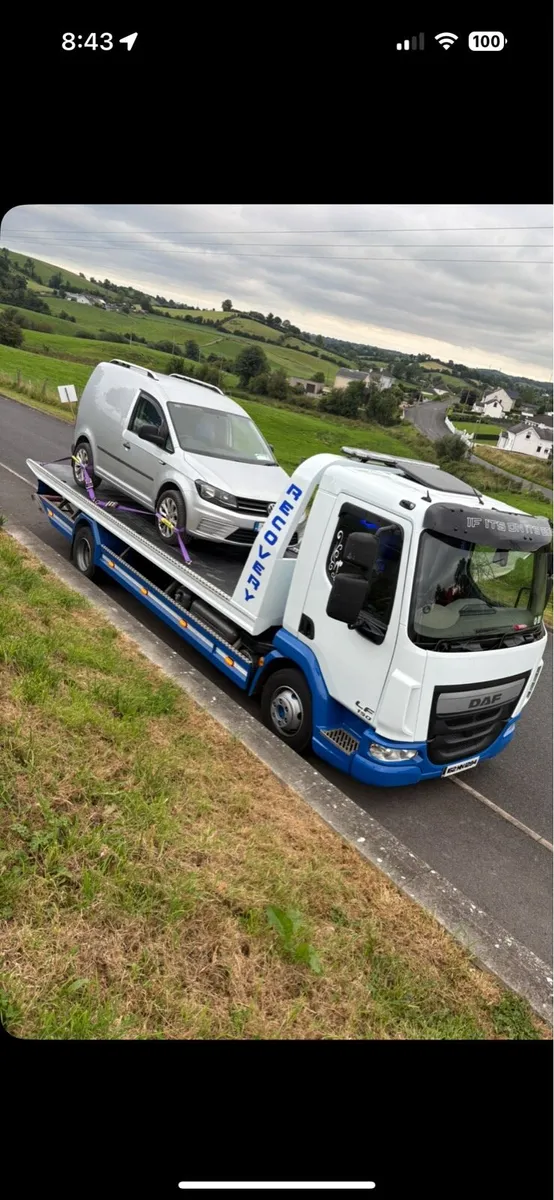 2016 daf lf  recovery truck tilt and slide - Image 2