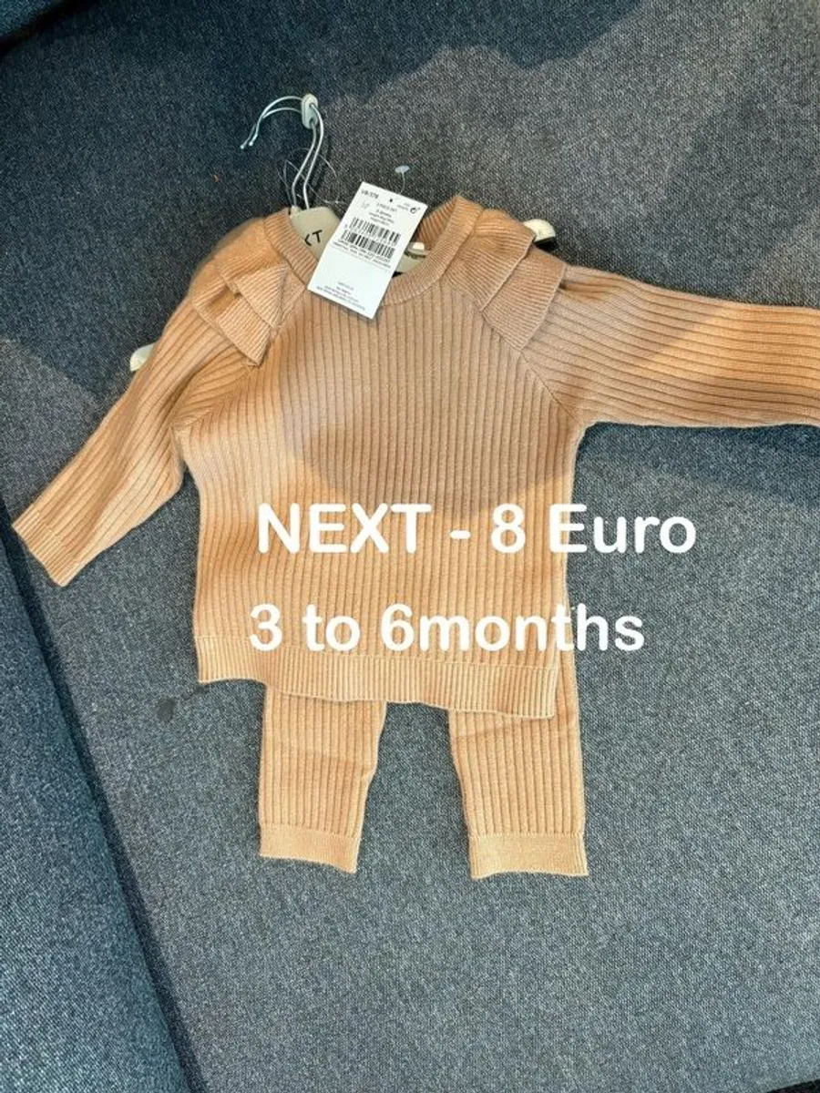 NEXT Newborn winter dresses - Image 2