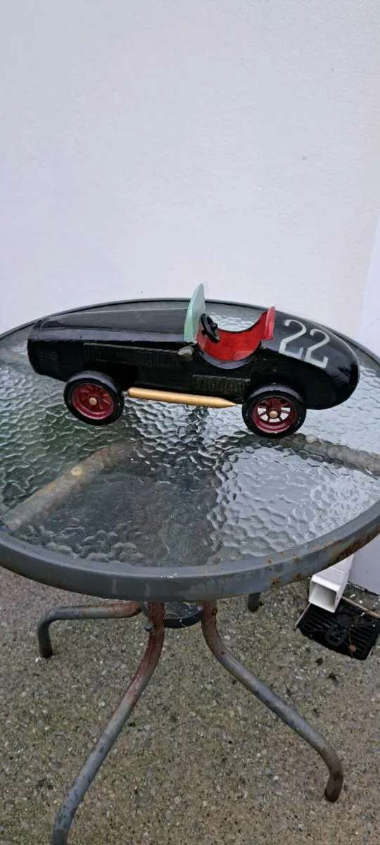 Old racing car  model - Image 1