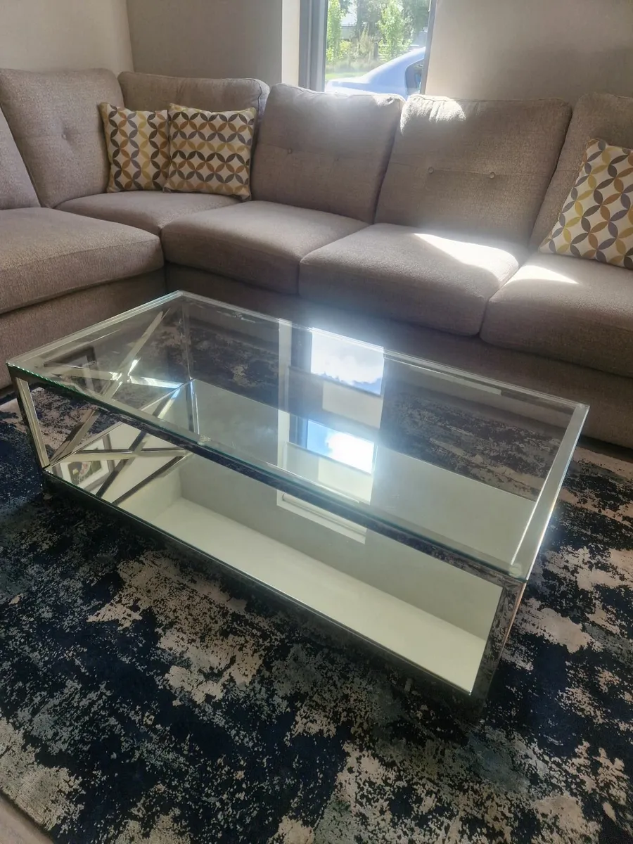 Casey's furniture Glass Coffee Table - Image 3