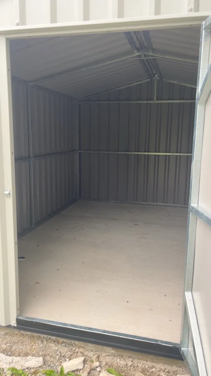3x3m steel frame garden shed - Image 2