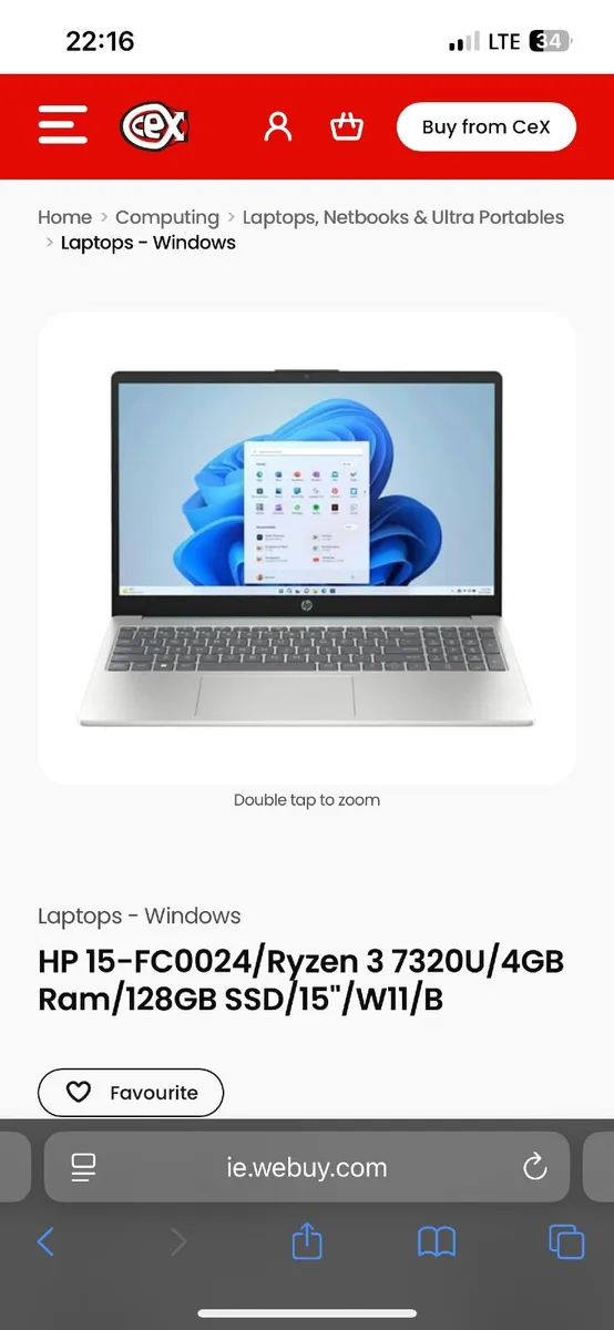 HP 15 FC0XXX Laptop