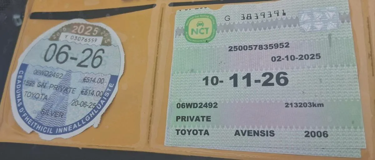 06 Avensis 1.6VVTi 1 owner 214km nct 11/26 tax5/26 - Image 2