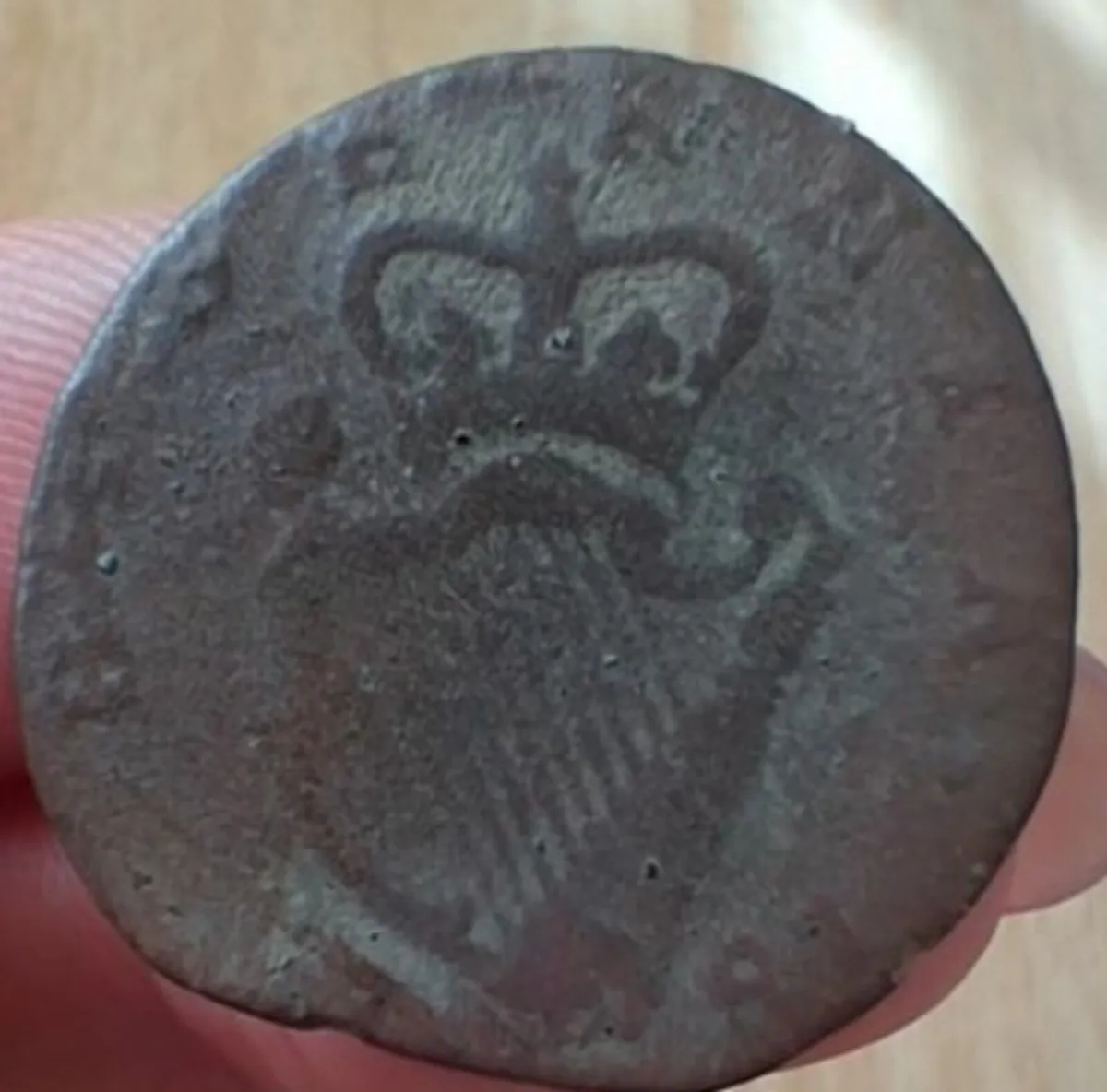 GEORGE III HIBERNIA HALF PENNY 1781 COIN RARE.. - Image 1