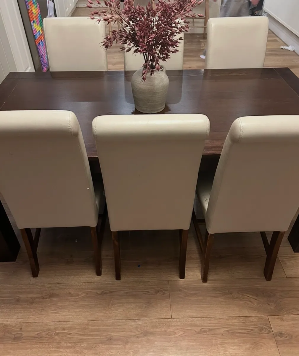 Dining table and chairs - Image 2