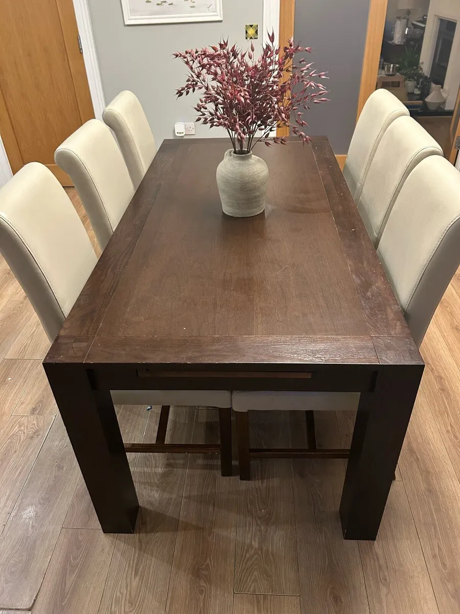 Dining table and chairs - Image 3