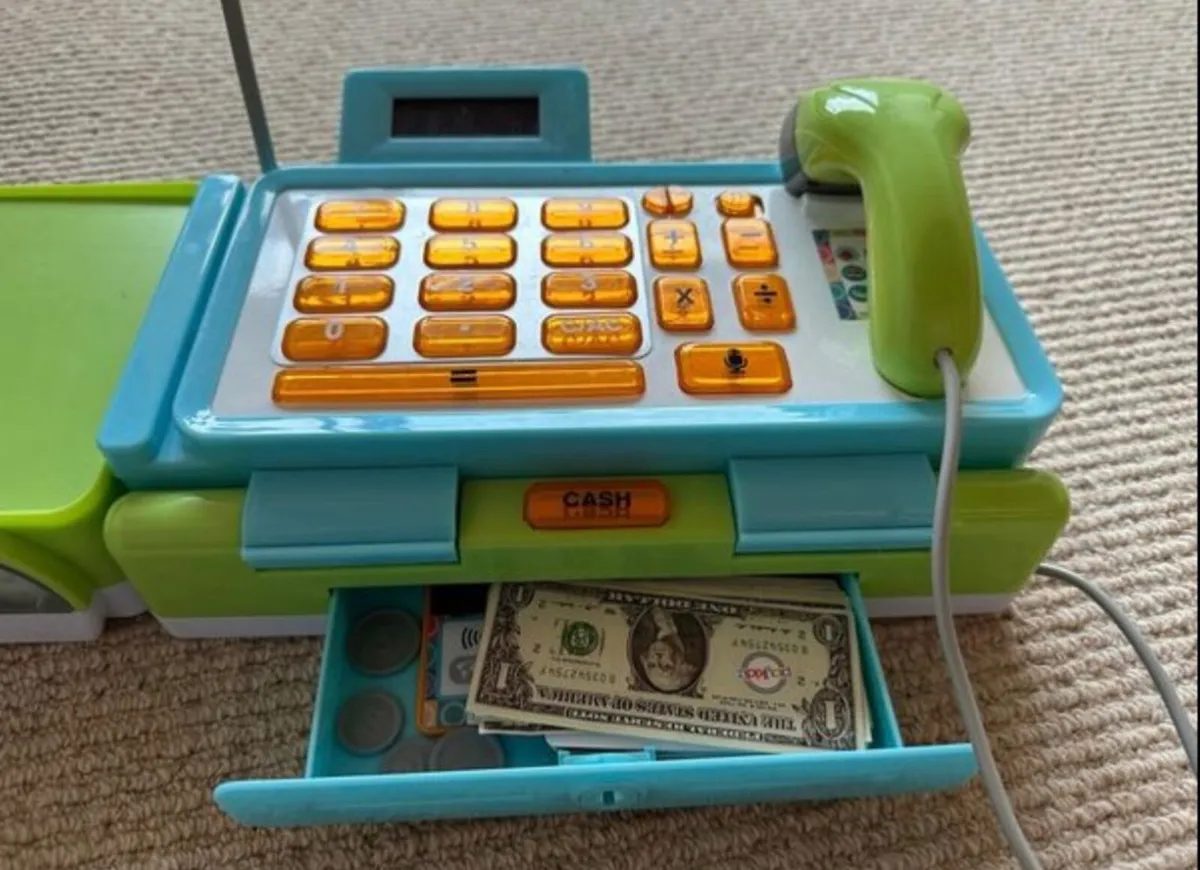 Interactive toy Cash Register with sounds & lights - Image 2