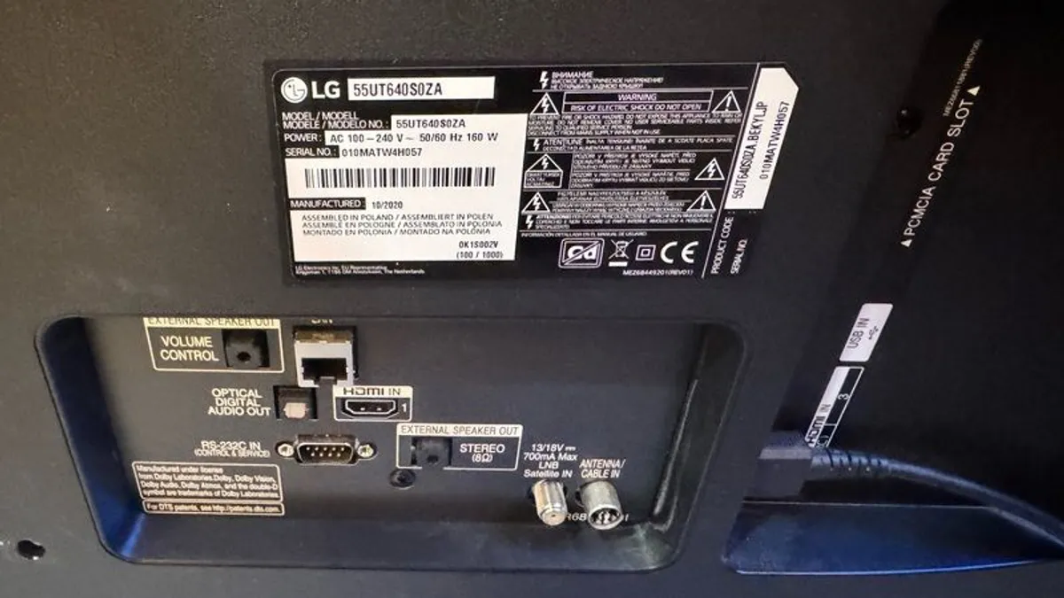 LG 4K TV inch for sale - Image 4