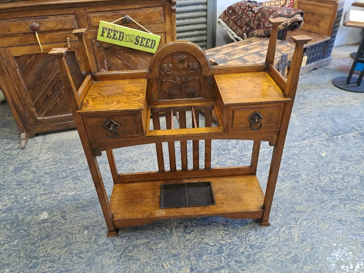 Shapland petter oak stick stand - Image 2
