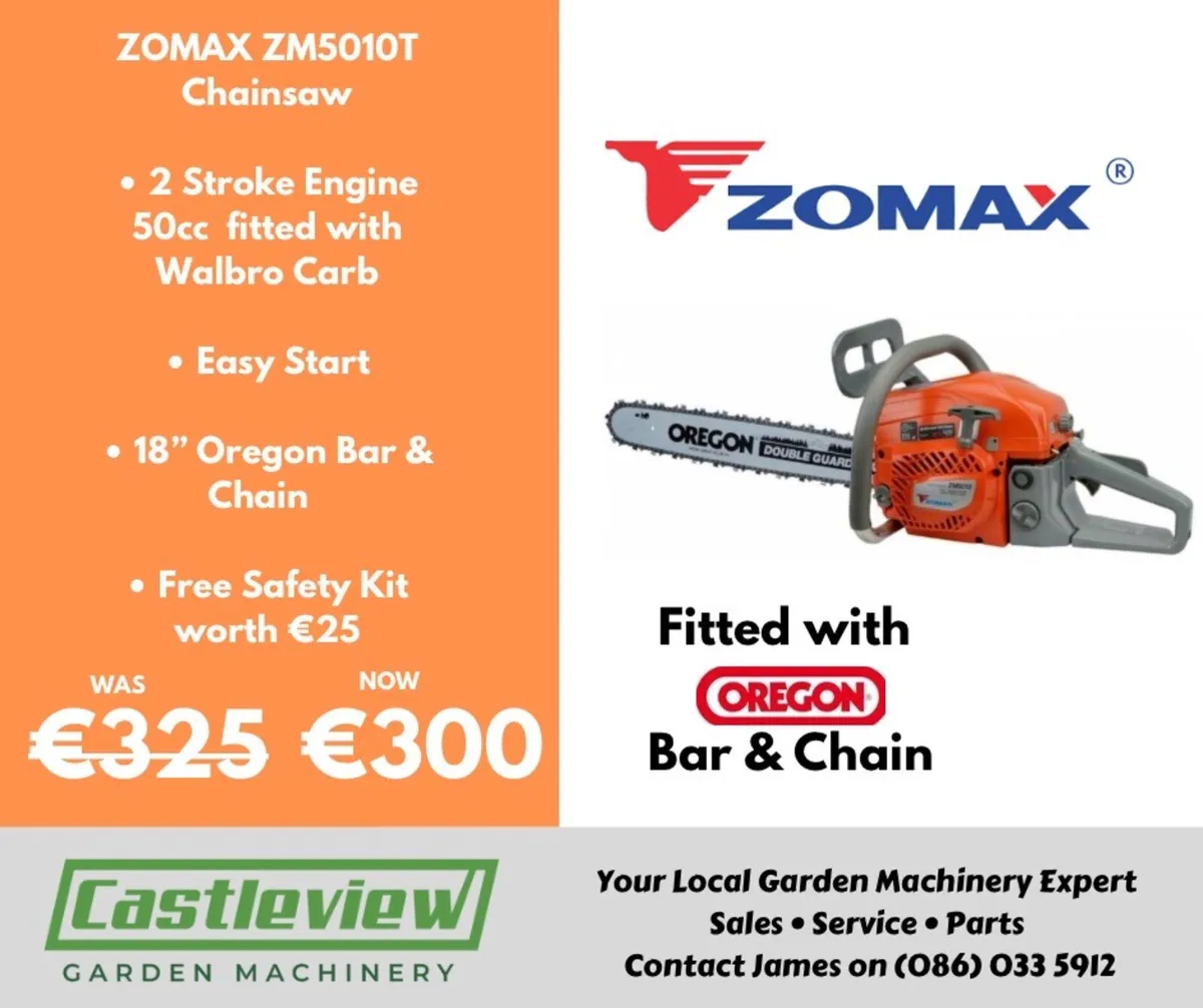 Zomax ZM5010T Chainsaw