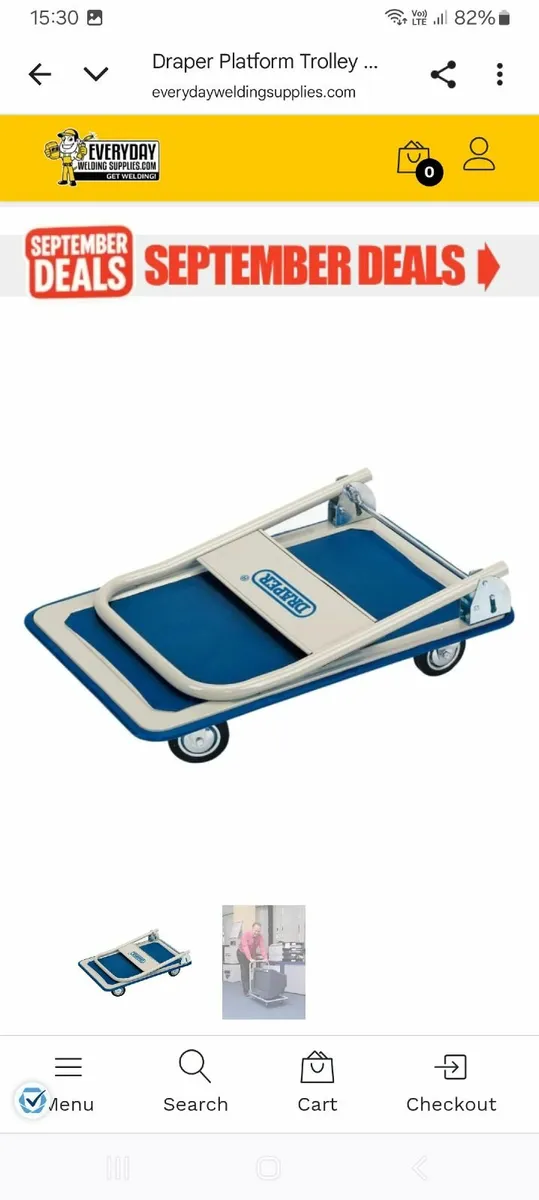 New draper platform trolley - Image 2
