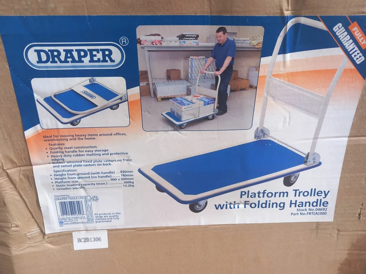 New draper platform trolley - Image 1