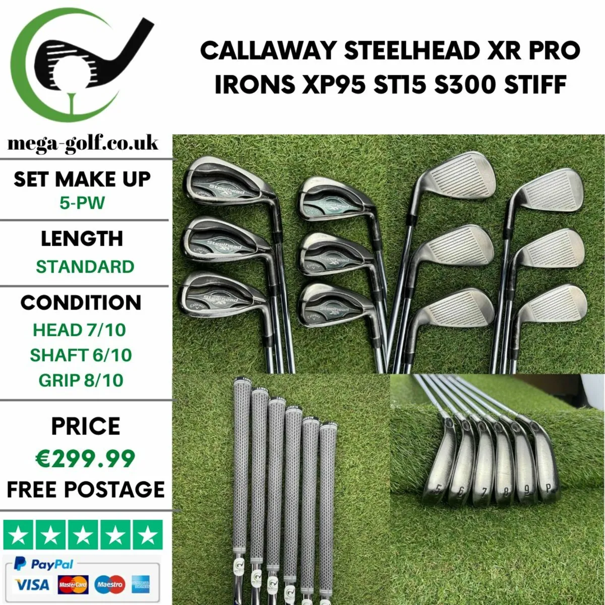 Callaway Steelhead XR Pro Irons / 5-Pw / Stiff - Image 1
