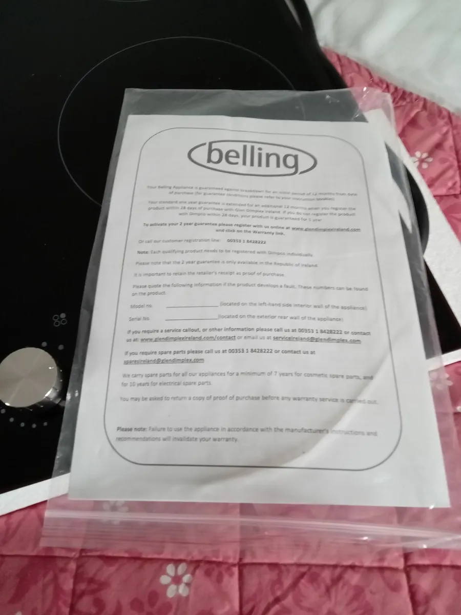 Brand new belling hob for acooker - Image 2