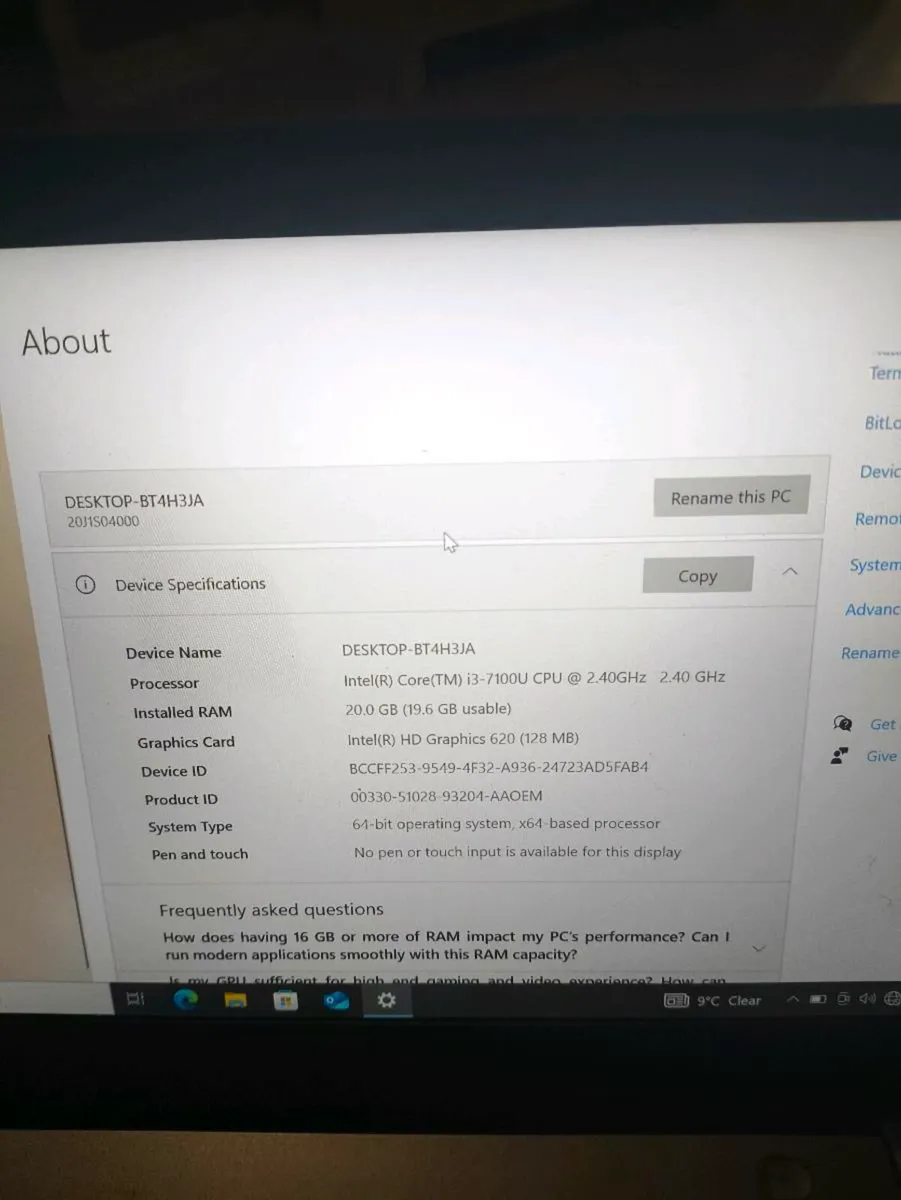 Lenovo ThinkPad 240gb storage 20gb ram - Image 3