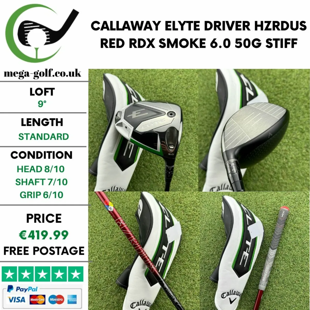 Callaway Elyte Driver / 9° / Stiff - Image 1
