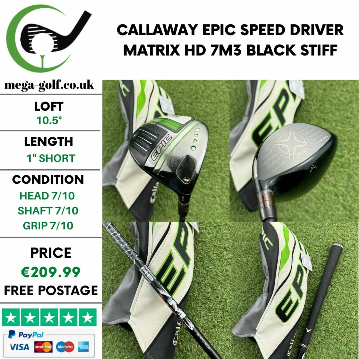 Callaway Epic Speed Driver / 10.5° / Stiff - Image 1