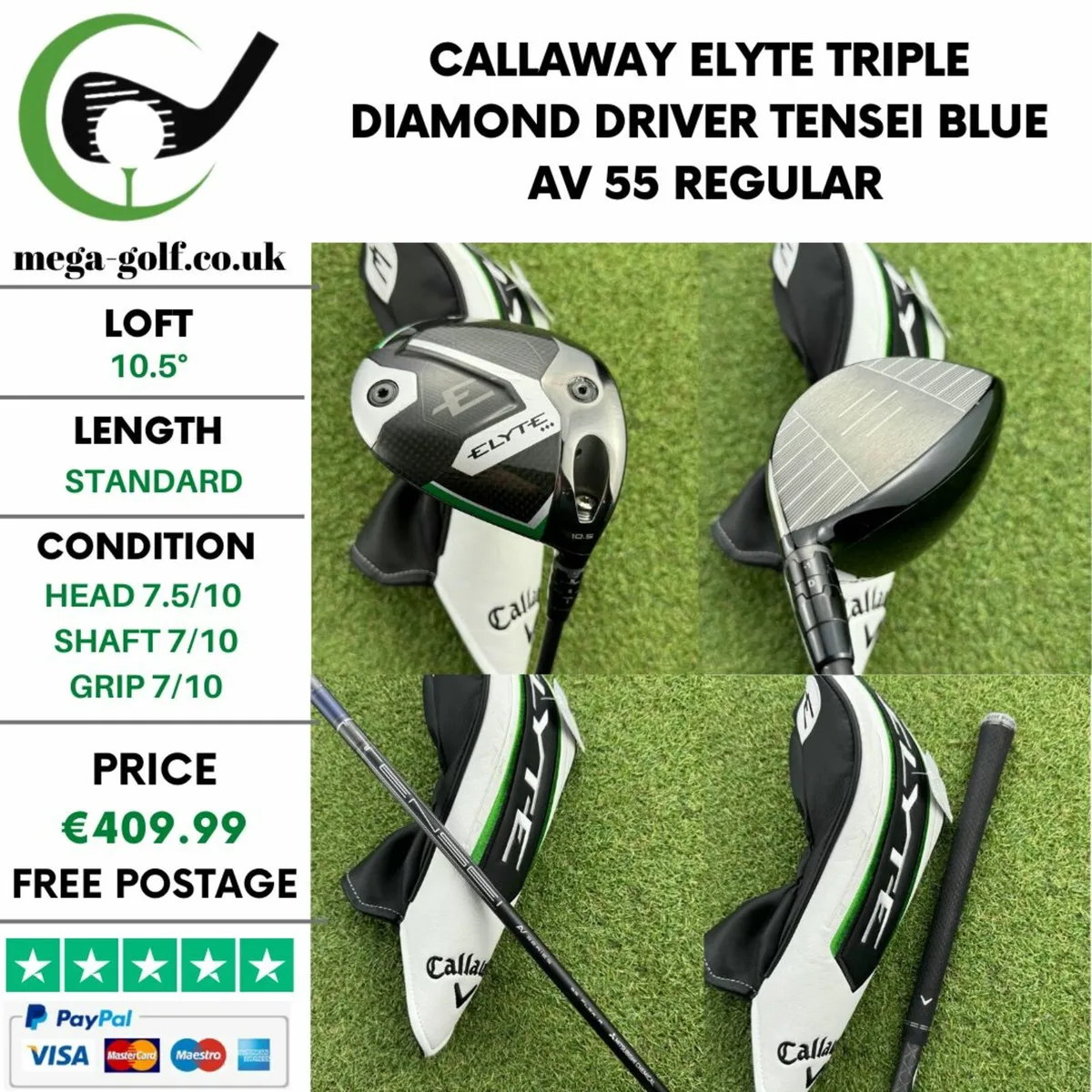 Callaway Elyte Triple Diamond Driver / 10.5° - Image 1