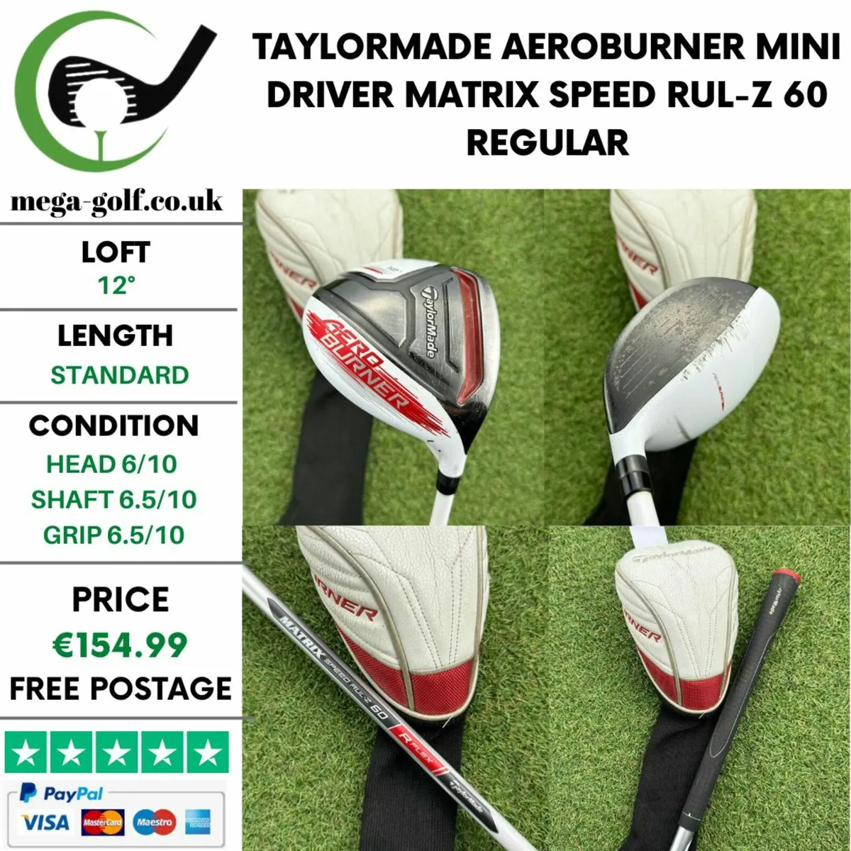 Taylormade Aeroburner Mini Driver / 12° / Regular - Image 1