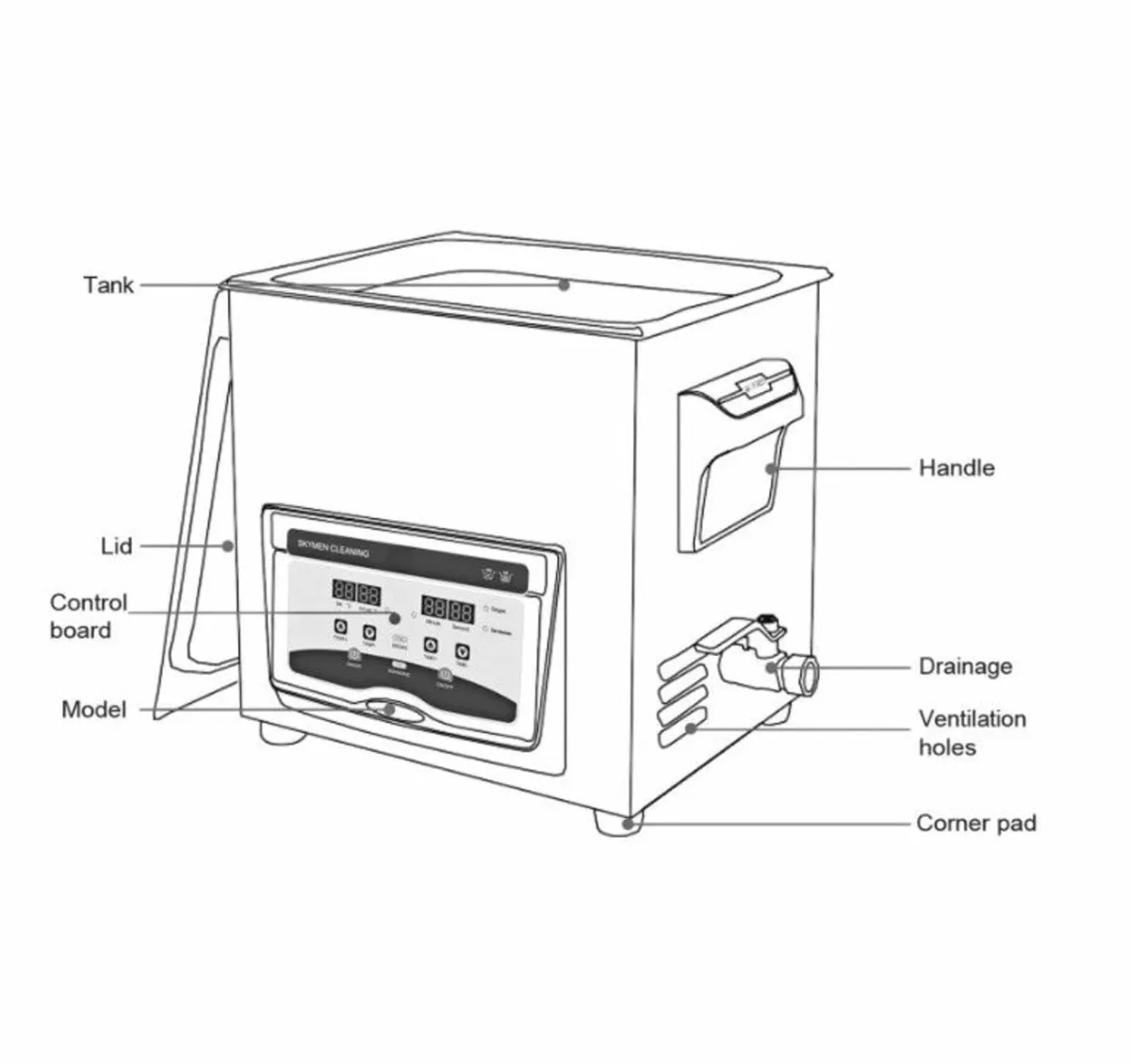 Ultrasonic Cleaner 15L Jewelry Cleaning Ultrasonic - Image 4