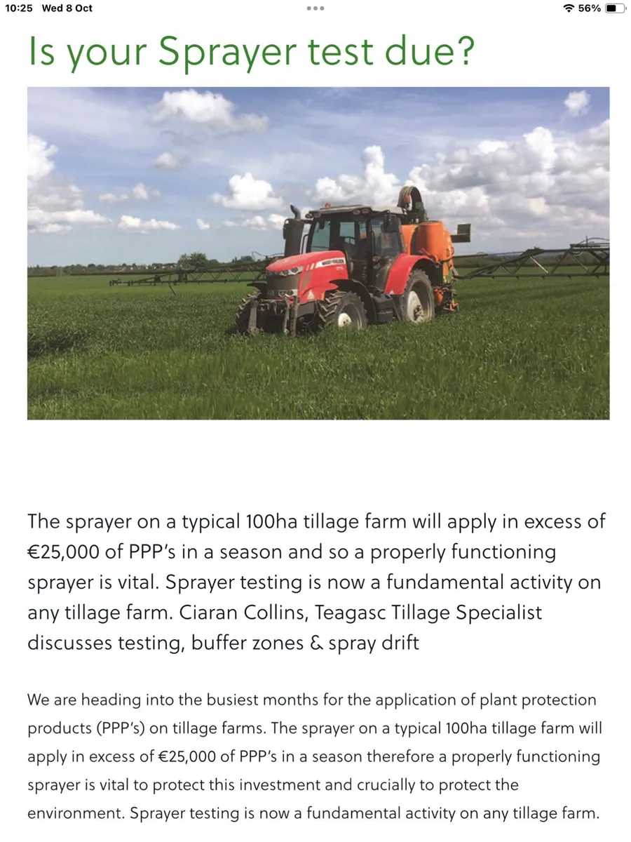 Sprayer testing - Image 2