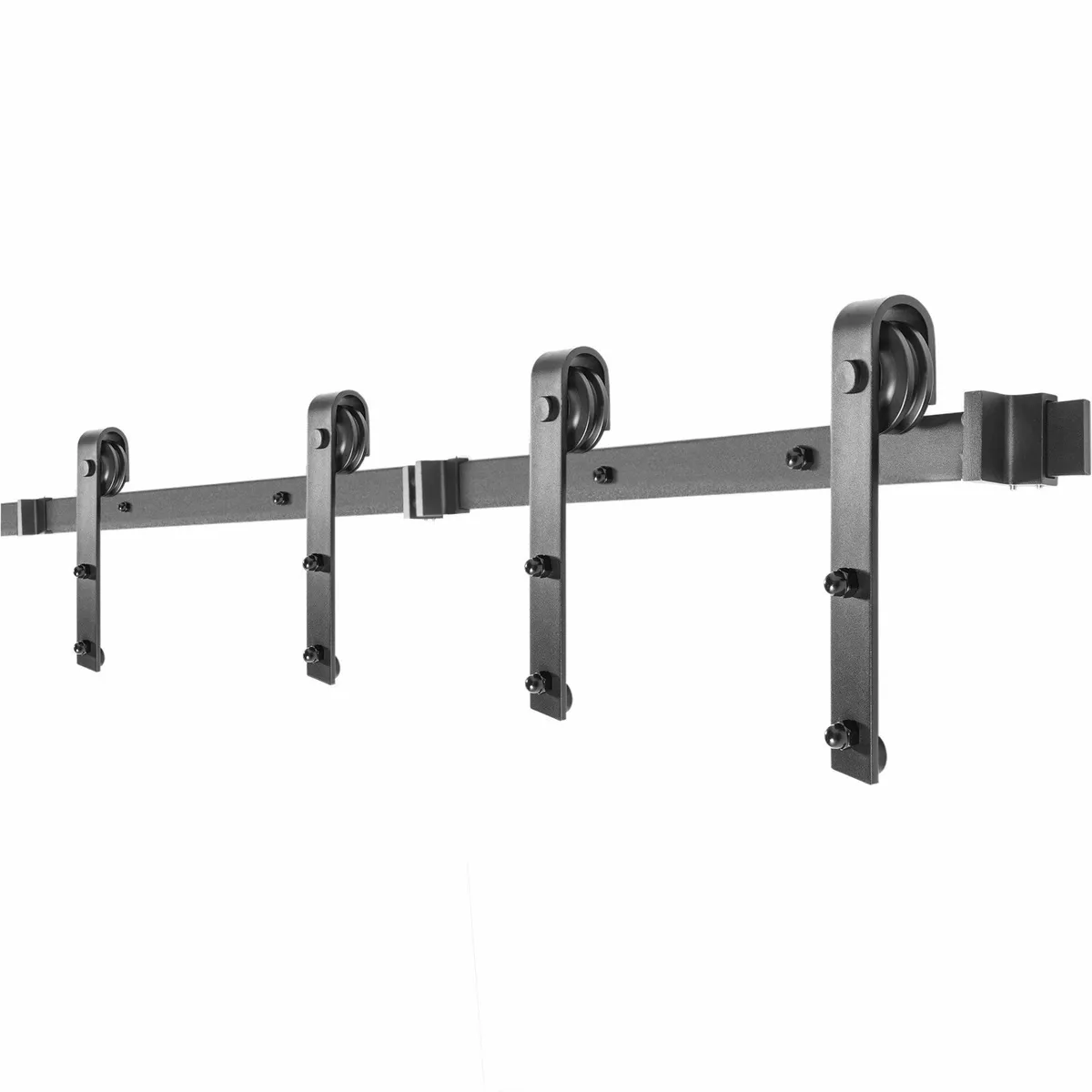 6FT Sliding Barn Door Hardware Kit 330LBS Load cap - Image 3